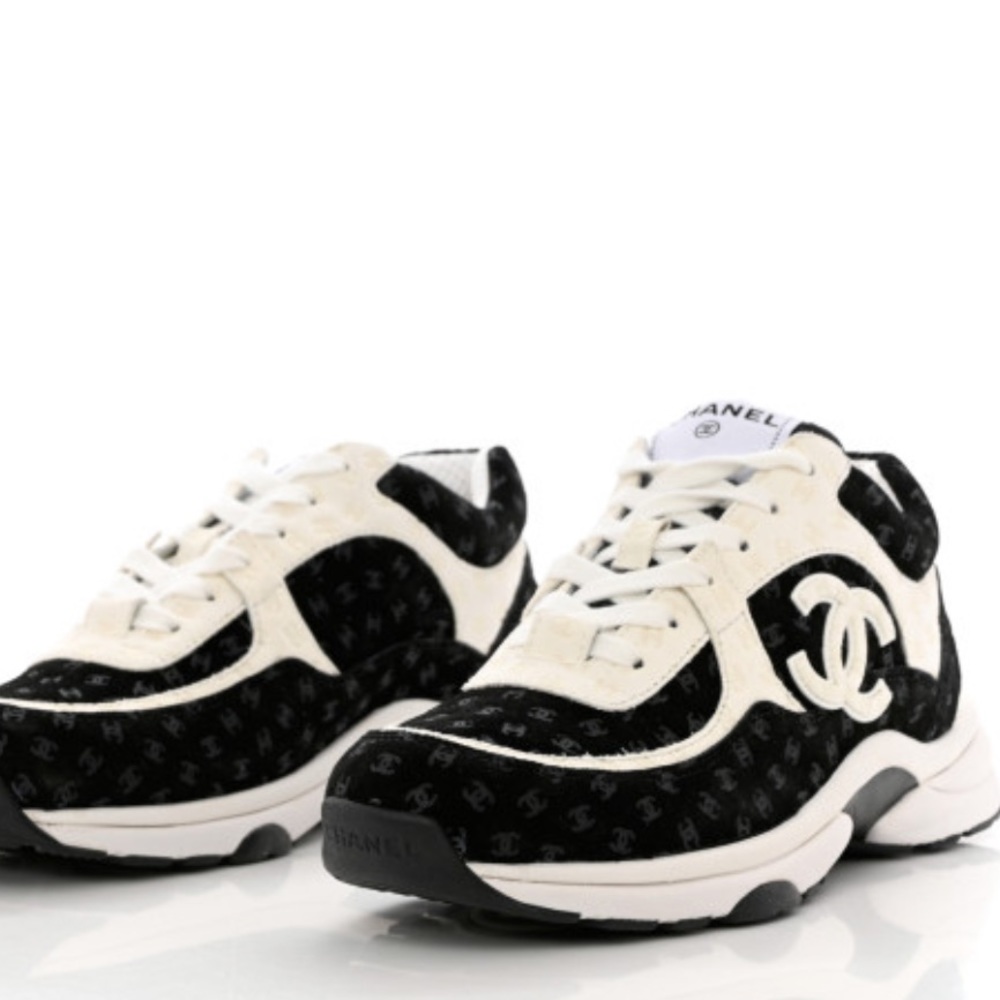 Chanel logo sneakers